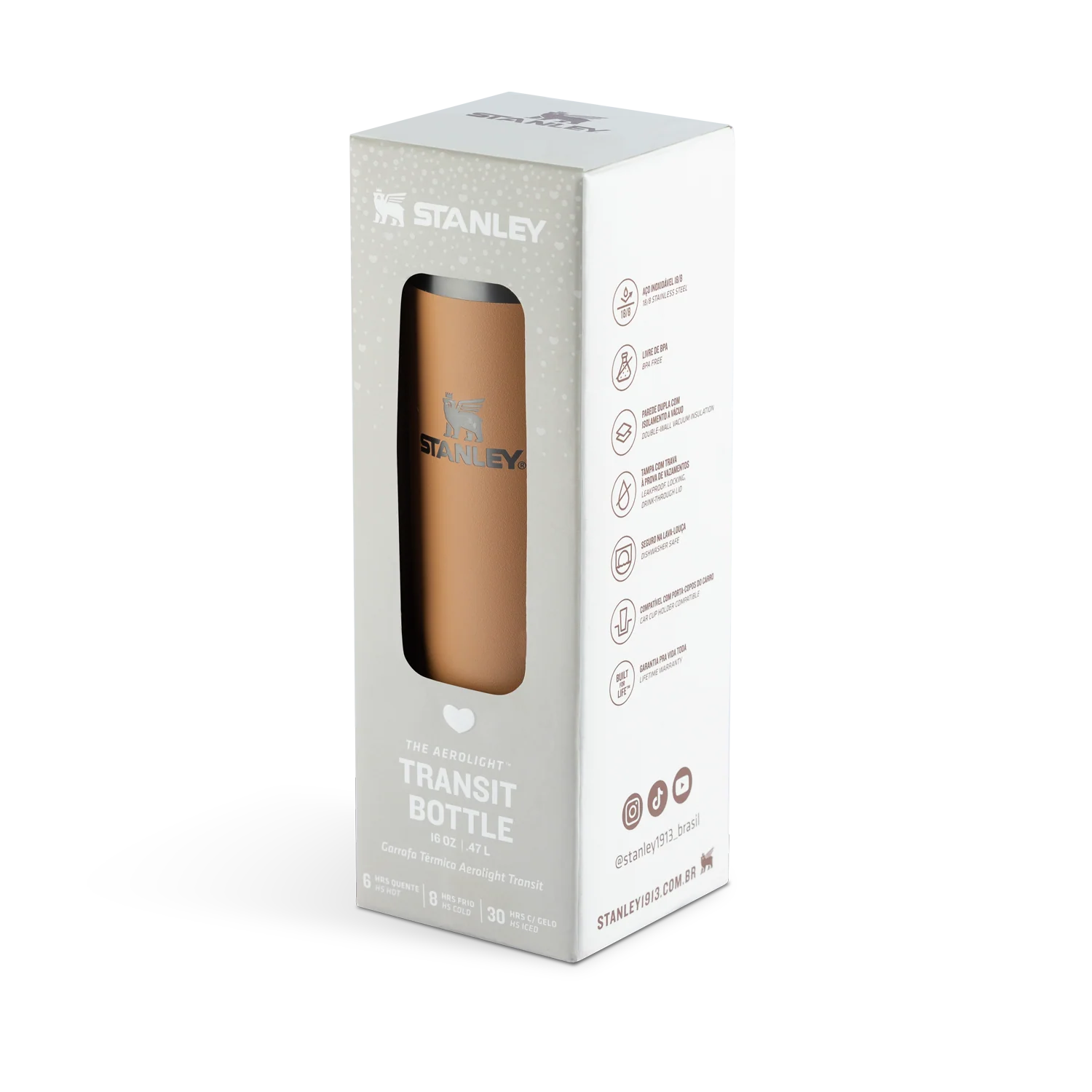 Garrafa Térmica Aerolight Transit Camel | 473ml - Image 5