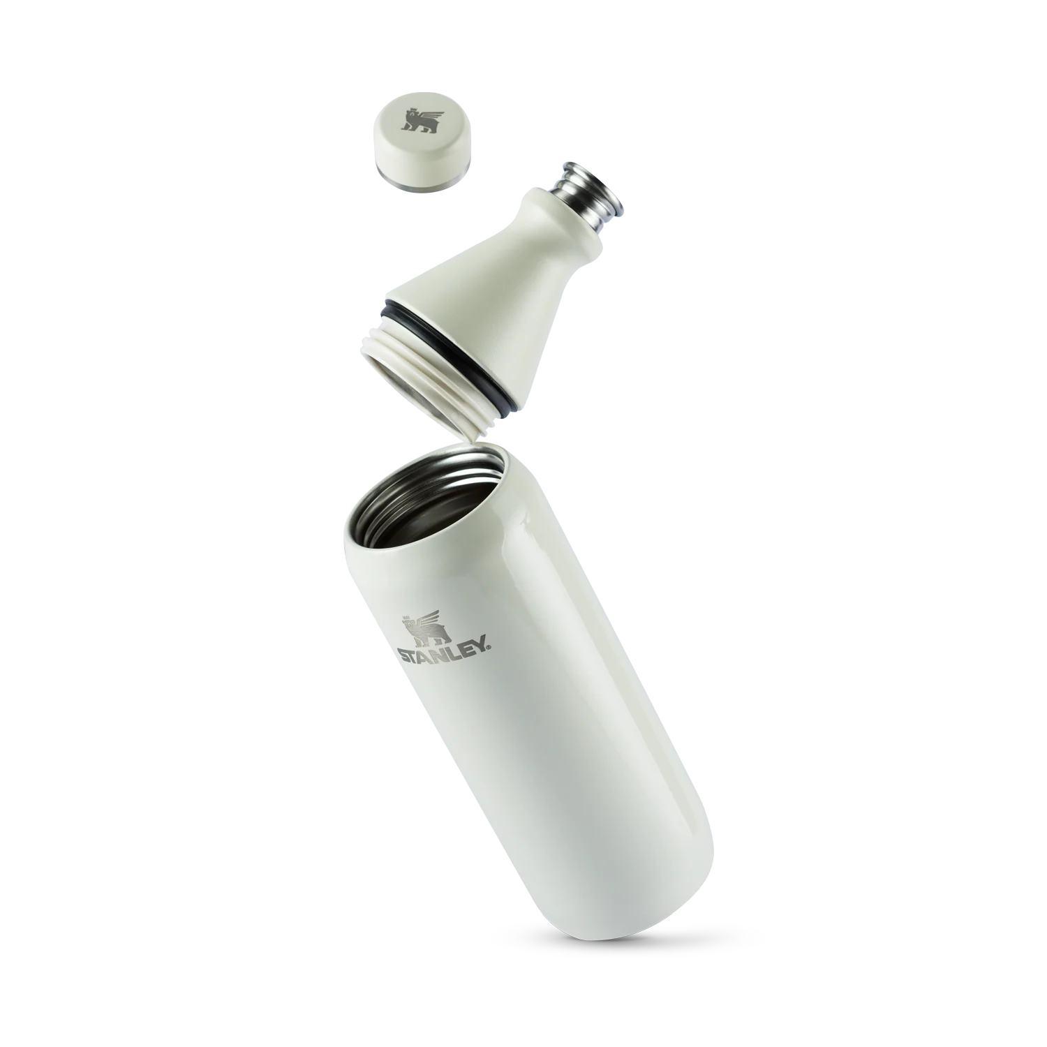 Garrafa Térmica Slim Bottle Cream Gloss Stanley | 591ml - Image 3