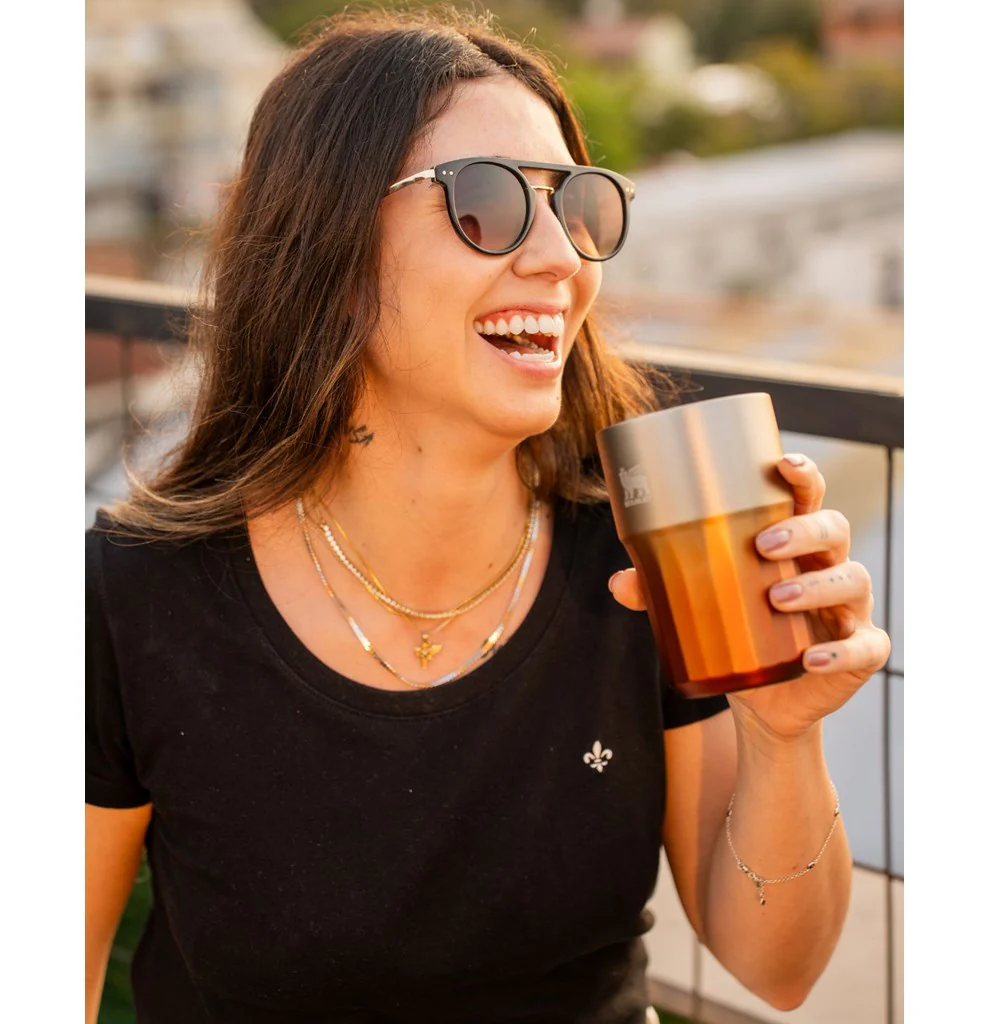 Beer Tumbler Happy Hour Stanley Amber Haze | 384ml - Image 9
