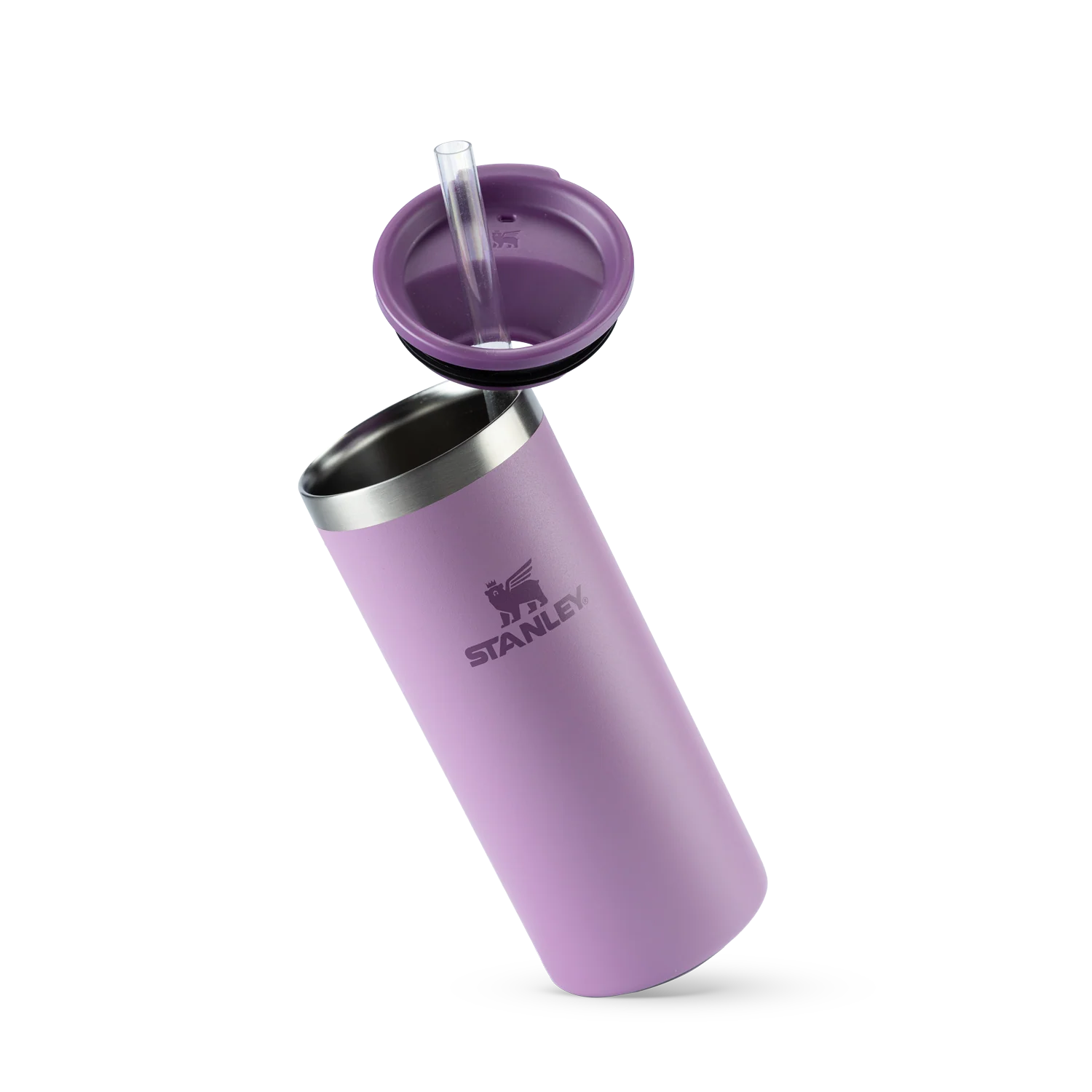 Can Cooler Slim com canudo Lilac | 296ML - Image 3