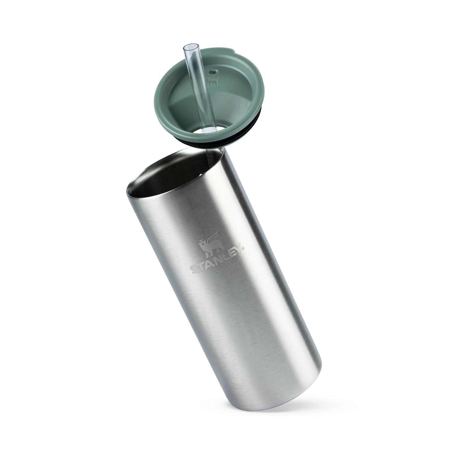 Can Cooler Slim com canudo Stainless Steel Shale | 296ML - Image 3