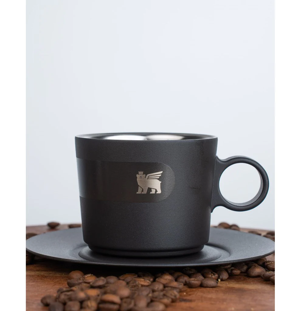 Caneca Daybreak Cappuccino com Pires Stanley Matte Black | 192ML - Image 11
