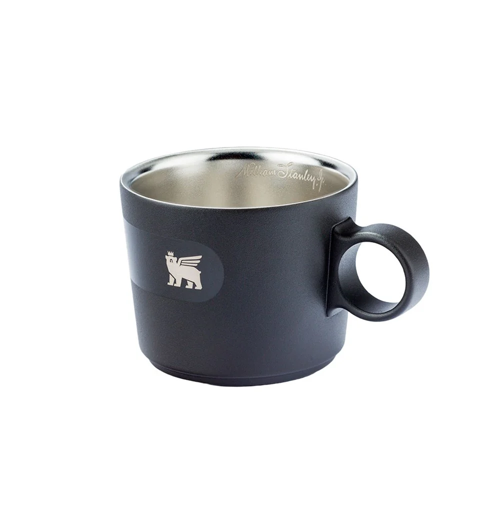 Caneca Daybreak Cappuccino com Pires Stanley Matte Black | 192ML - Image 4