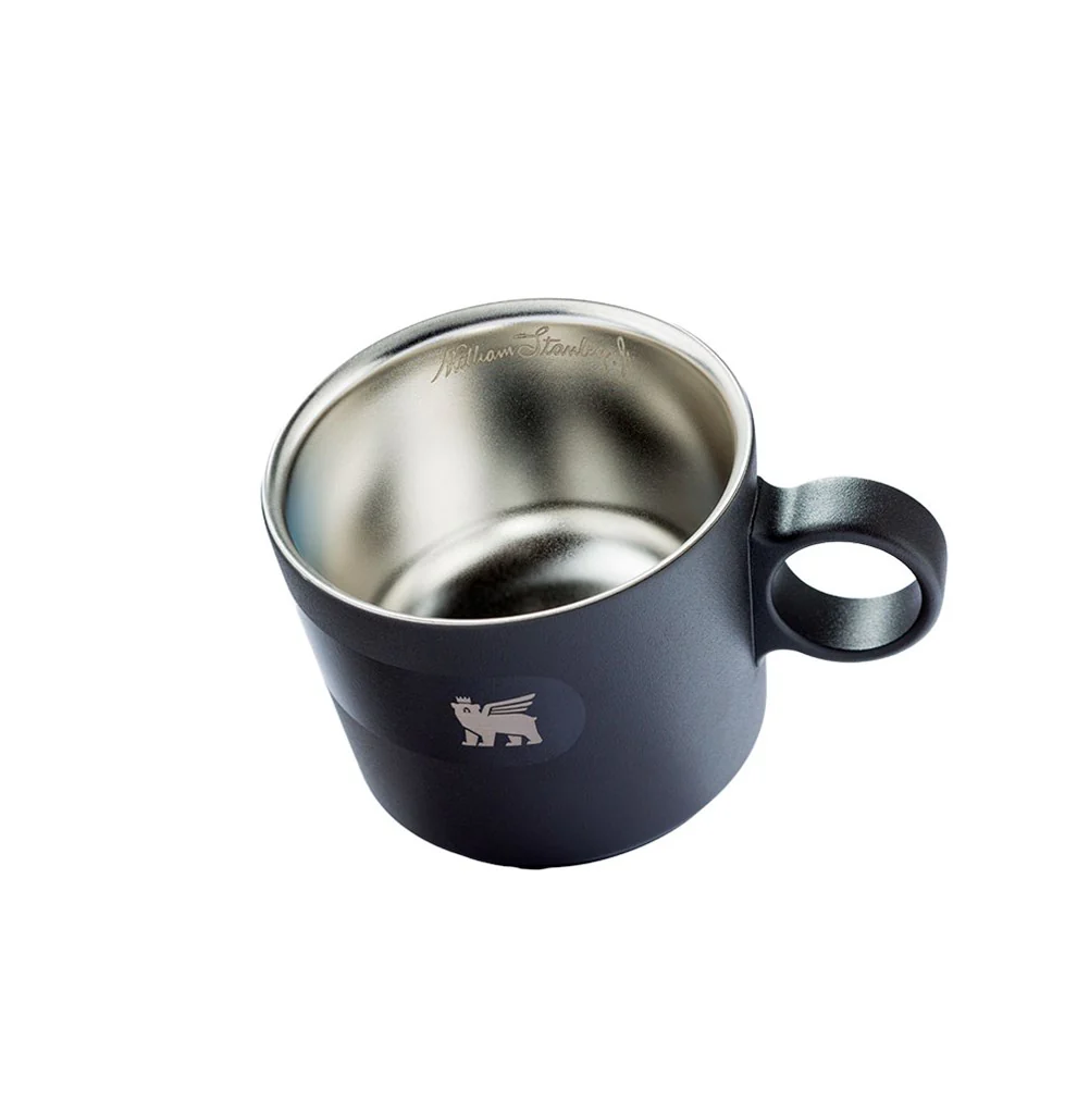 Caneca Daybreak Cappuccino com Pires Stanley Matte Black | 192ML - Image 5