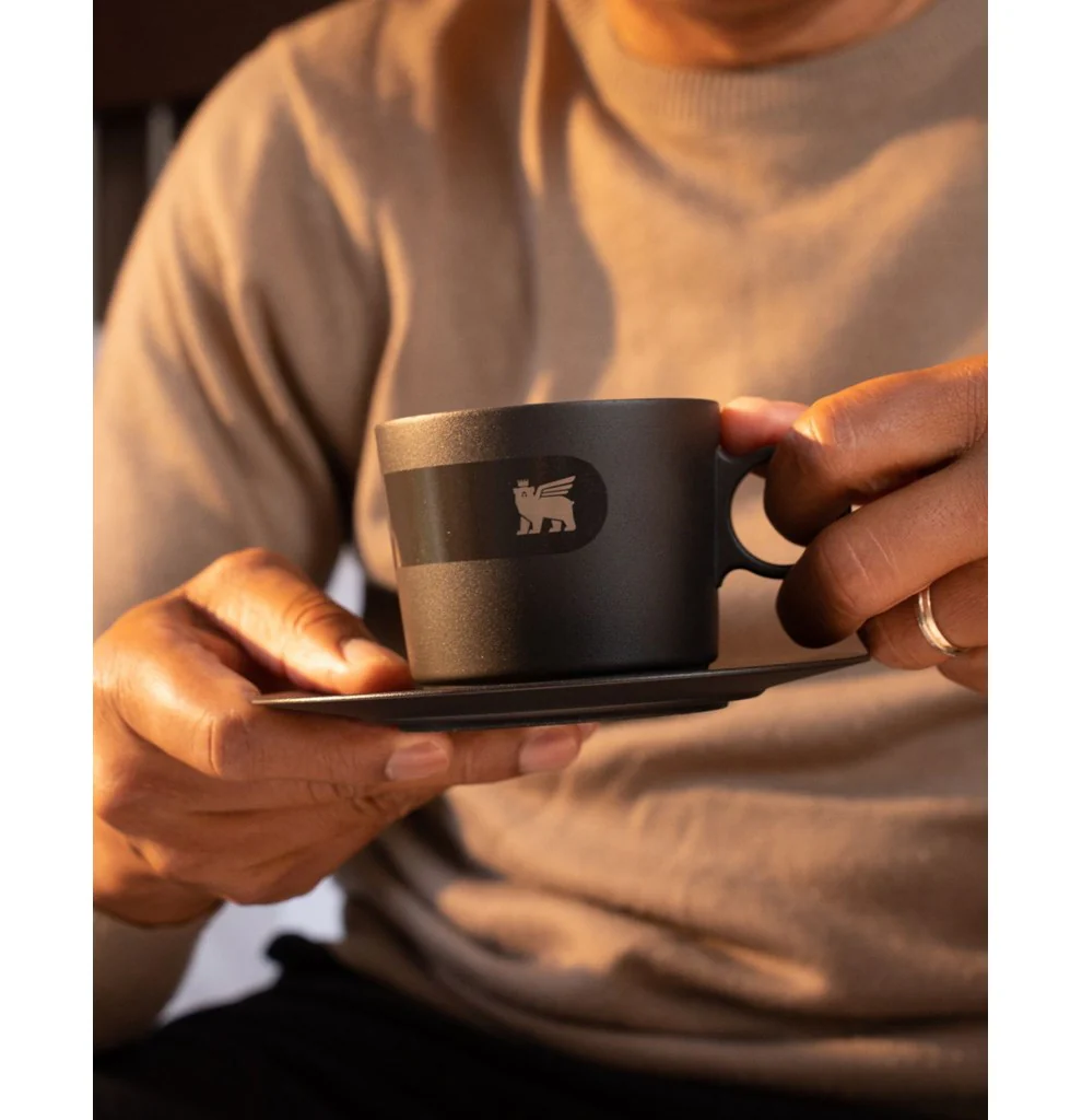 Caneca Daybreak Cappuccino com Pires Stanley Matte Black | 192ML - Image 8
