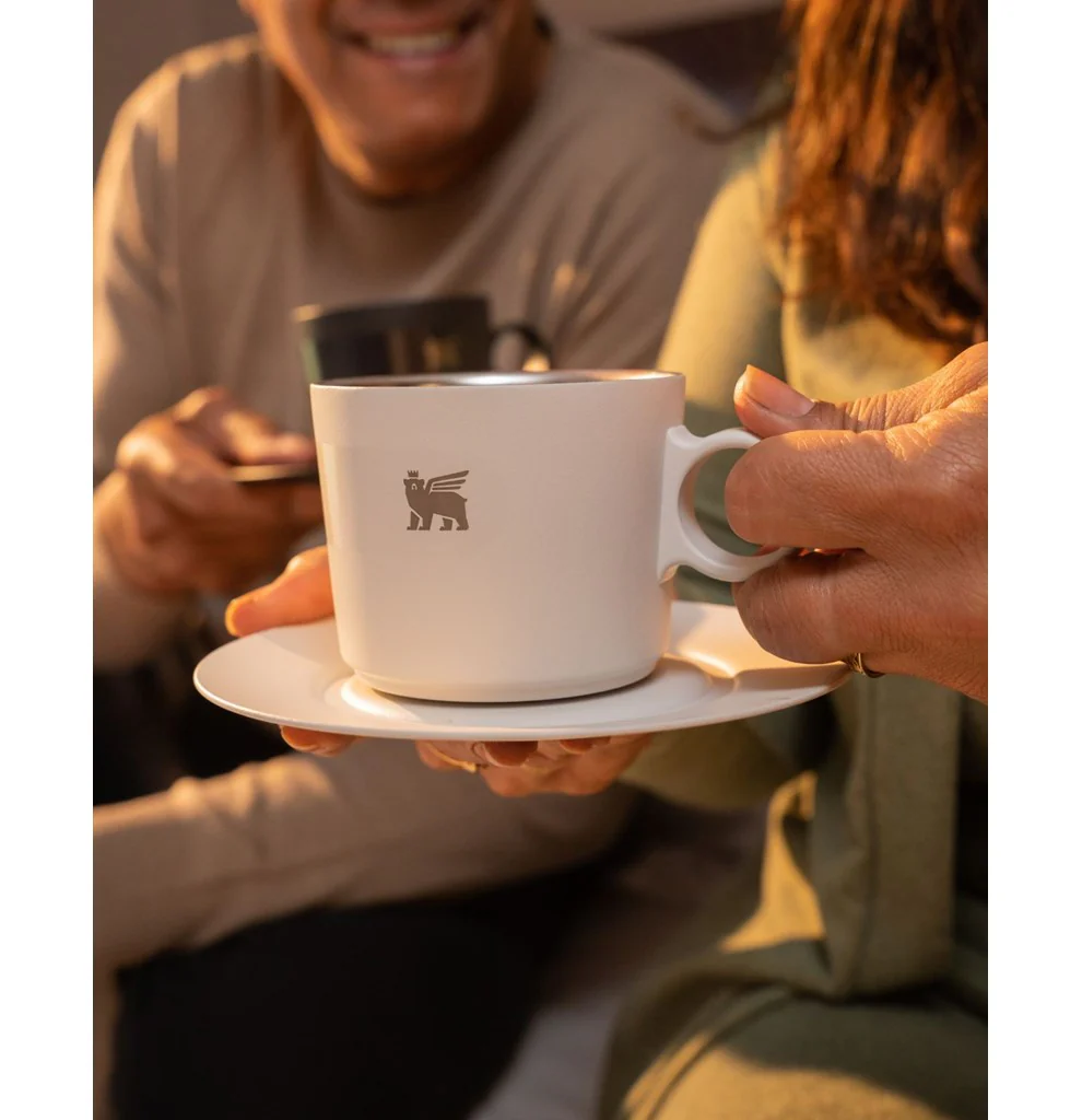 Caneca Daybreak Cappuccino com Pires Stanley Pale Stone | 192ML - Image 7