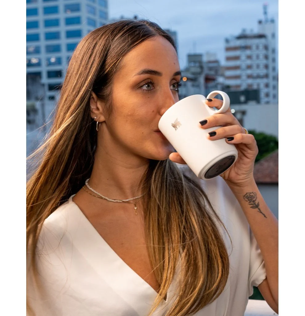 Caneca Daybreak Latte Stanley Pale Stone  | 313ML - Image 4
