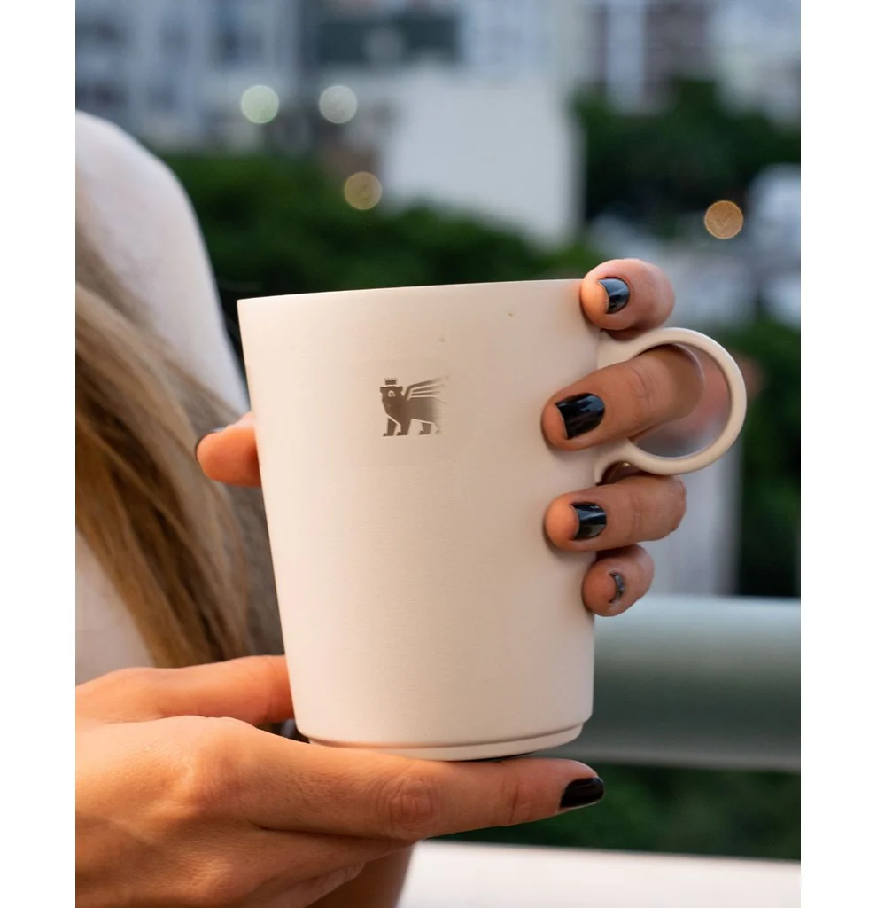 Caneca Daybreak Latte Stanley Pale Stone  | 313ML - Image 7