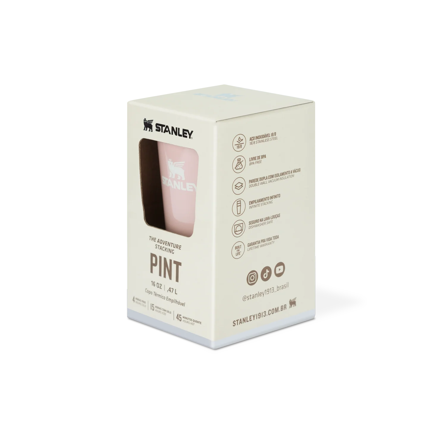 Copo Térmico de Cerveja Peach Whip Gloss | 473ml - Image 7