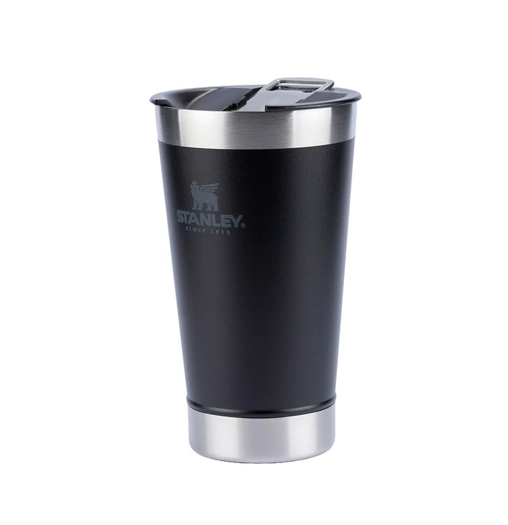 Copo Térmico de Cerveja (com tampa) Stanley Matte Black | 473ML - Image 3
