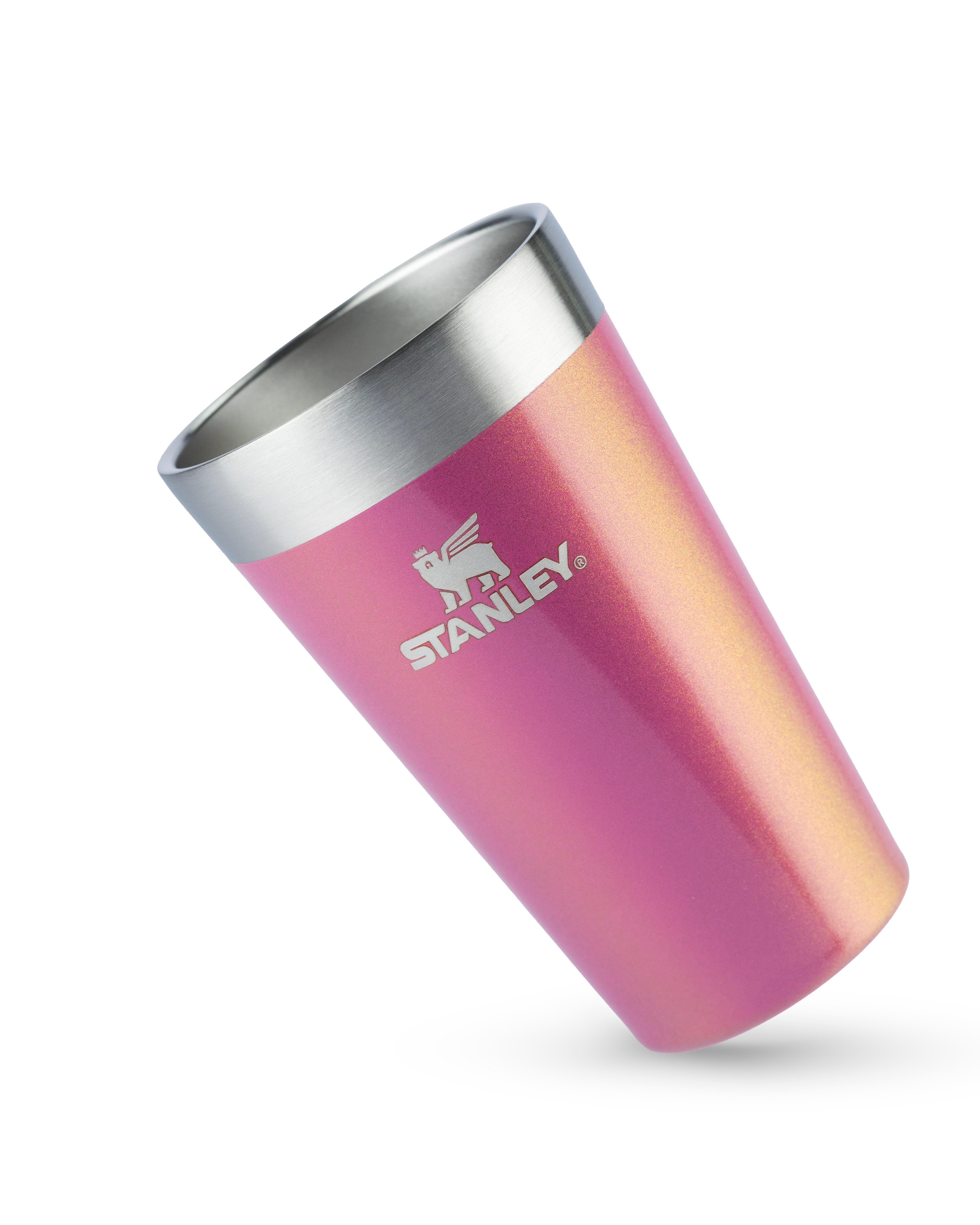 Copo Térmico de Cerveja Stanley Dazzle Pink Shimmer  | 473ml - Image 2
