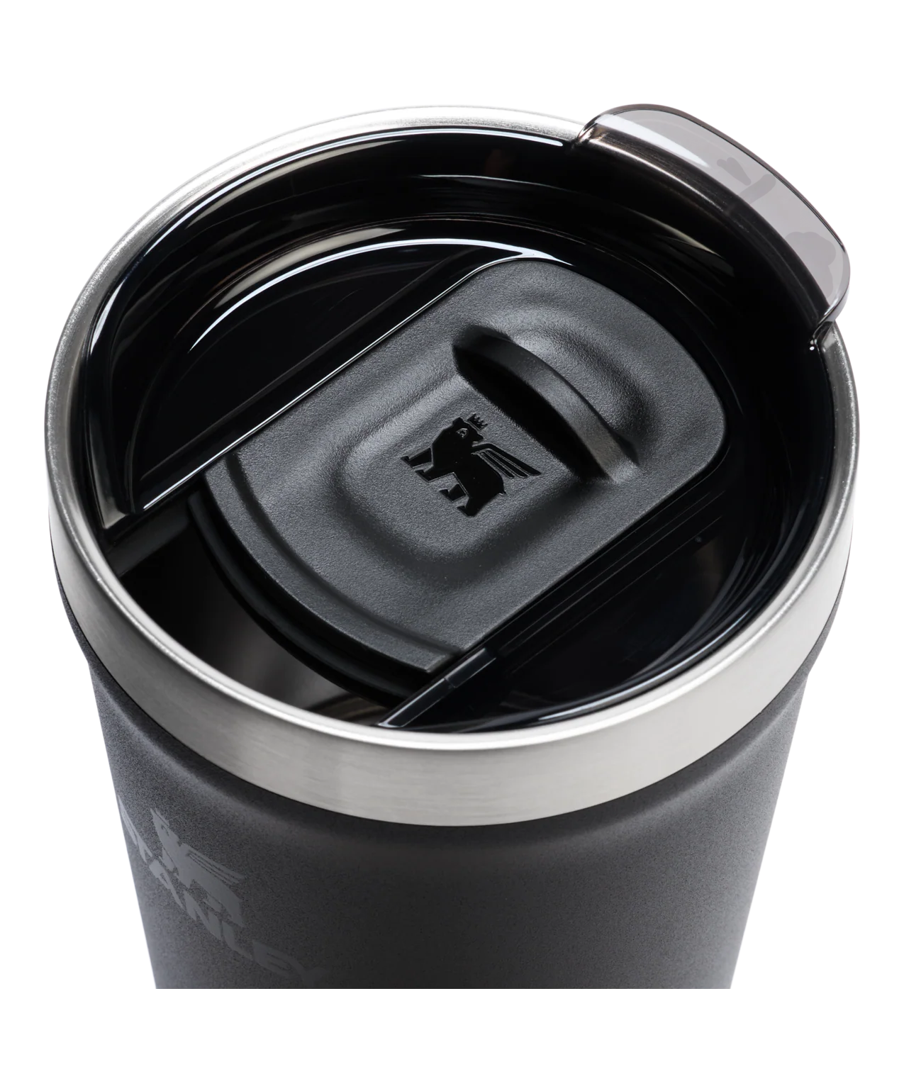 Copo Texturizado Com Tampa Black Gloss | 473ml - Image 4