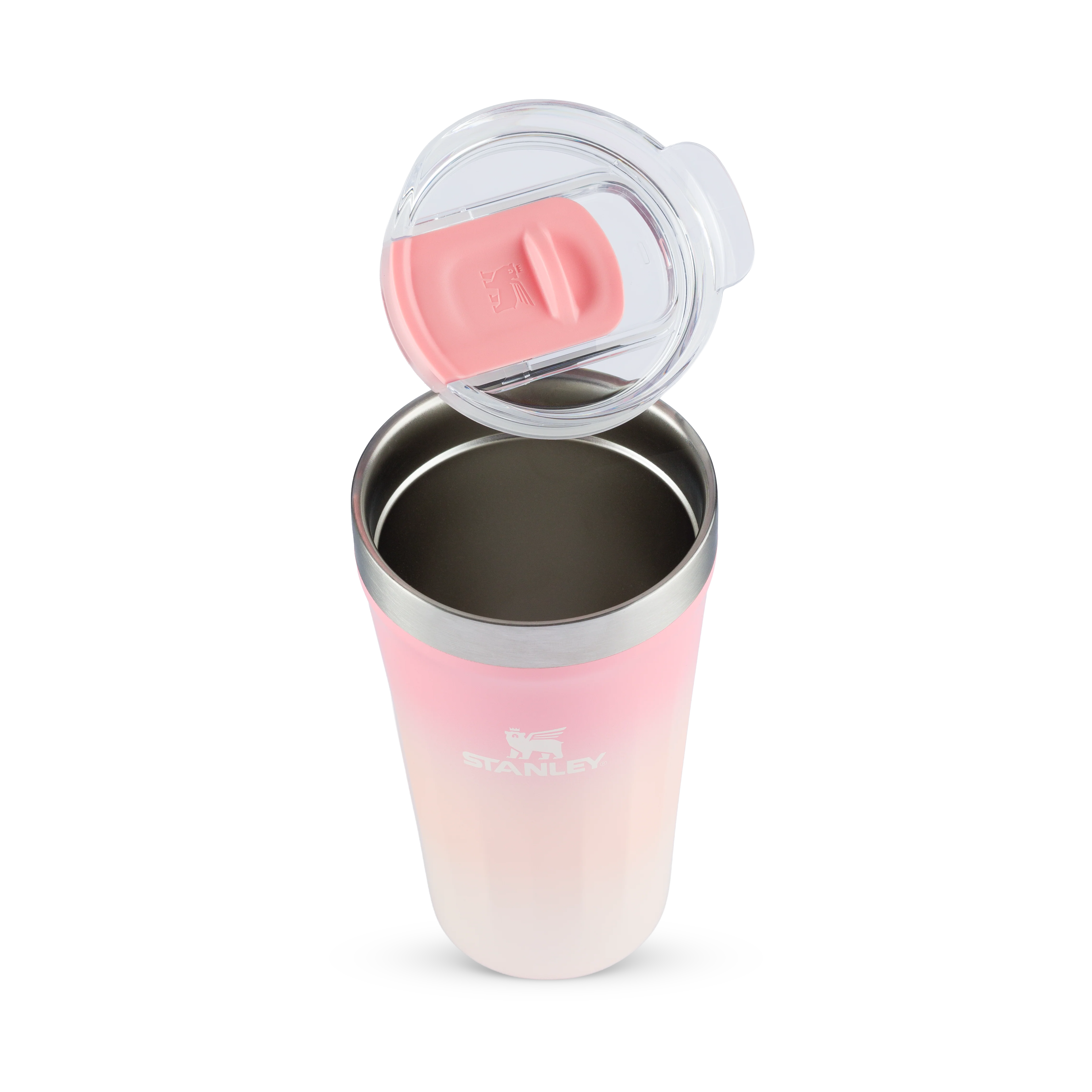 Copo Texturizado Com Tampa Pink Mesa Sunset Gloss | 473ml - Image 3