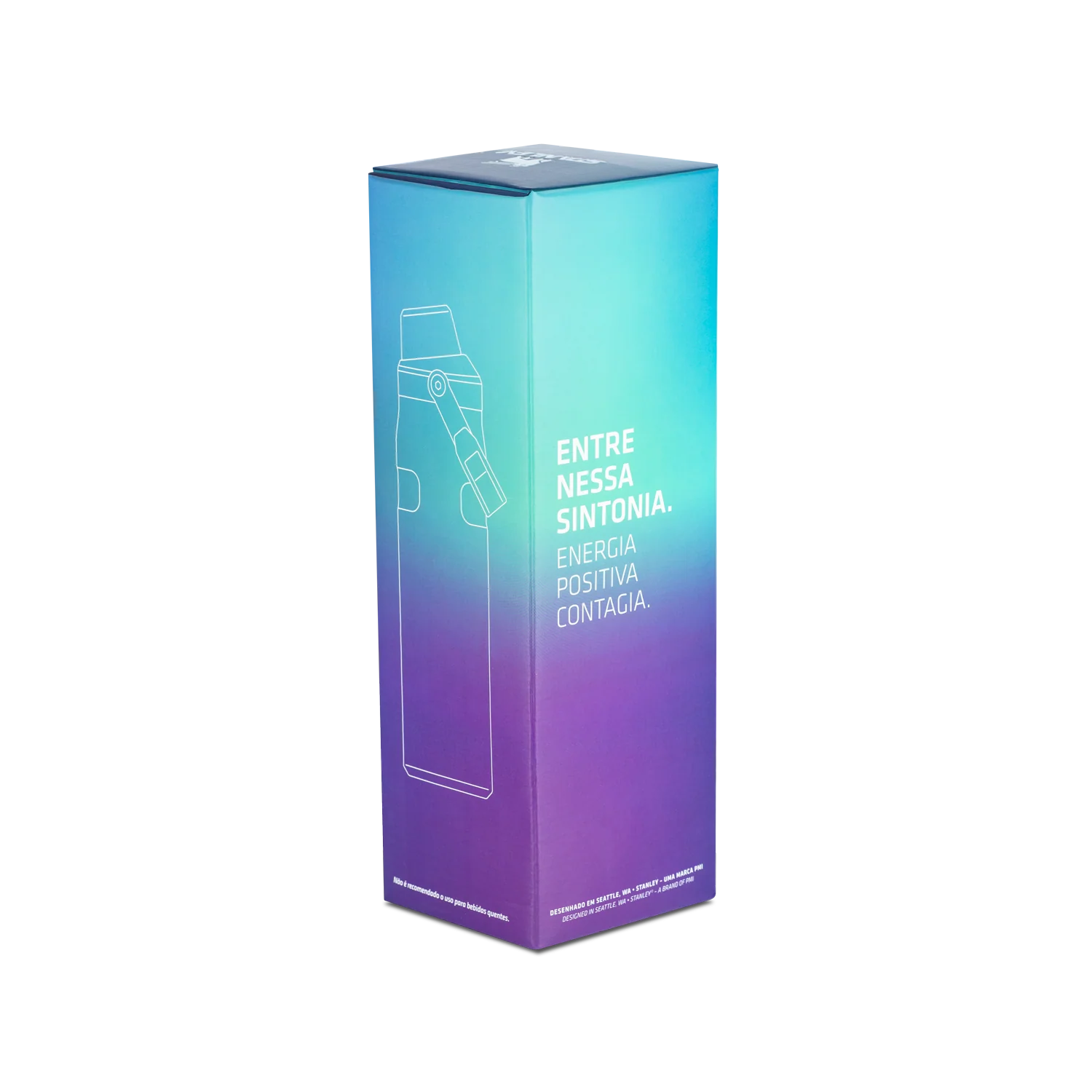 Garrafa Térmica Aerolight Fast Flow Coastal Teal Motion New Frequency | 710ml - Image 7