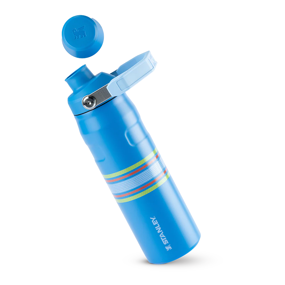 Garrafa Térmica Aerolight Fast Flow Varsity Azure Stripes | 710ml - Image 4
