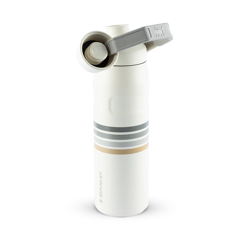 Garrafa Térmica Aerolight Fast Flow Varsity Cream Ash Stripes | 710ml - Image 3