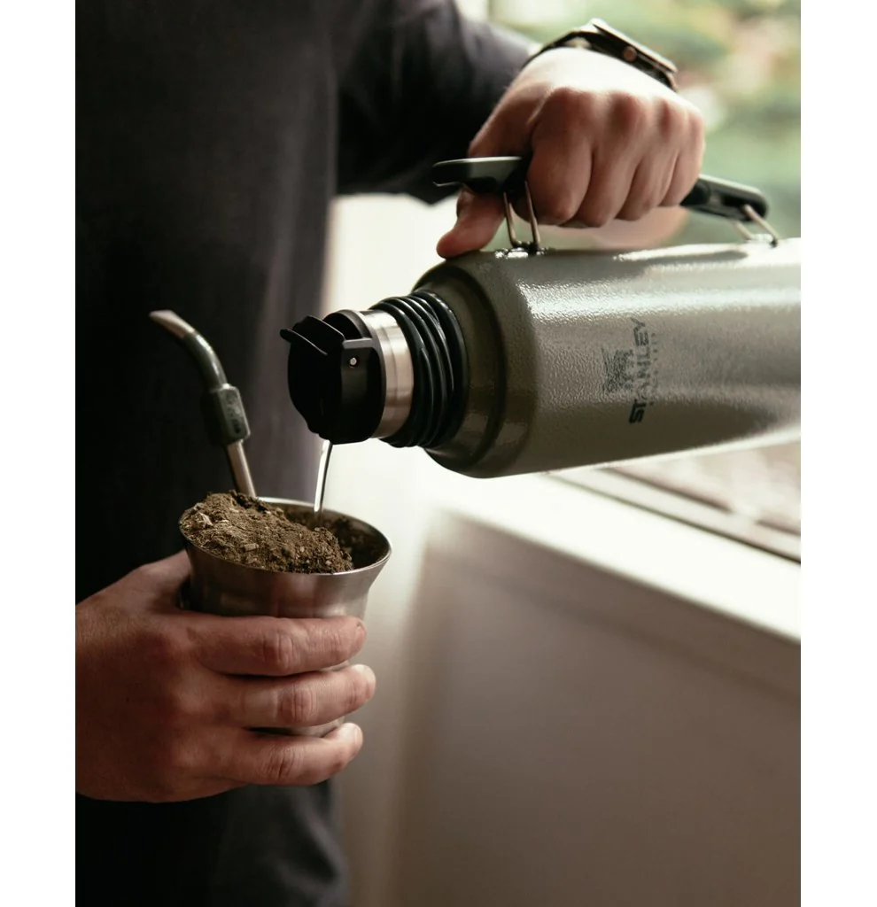 Garrafa Térmica Mate System Hammertone Green | 1.2L - Image 5