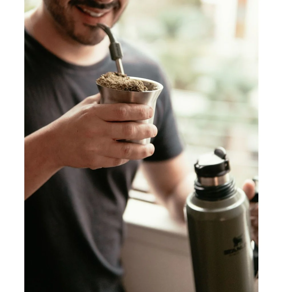 Garrafa Térmica Mate System Hammertone Green | 1.2L - Image 7
