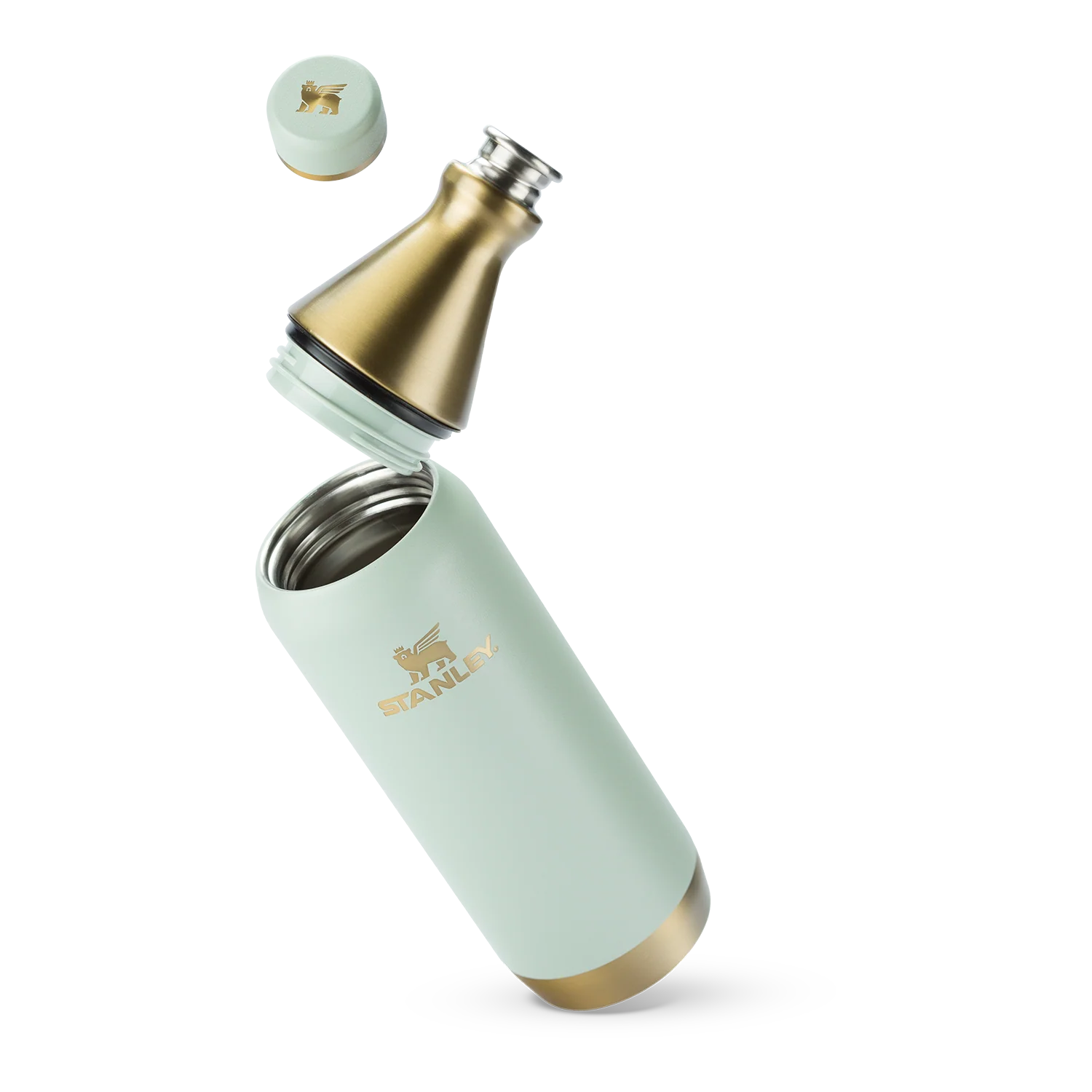 Garrafa Térmica Slim Bottle Gilded Celadon | 591ml - Image 3