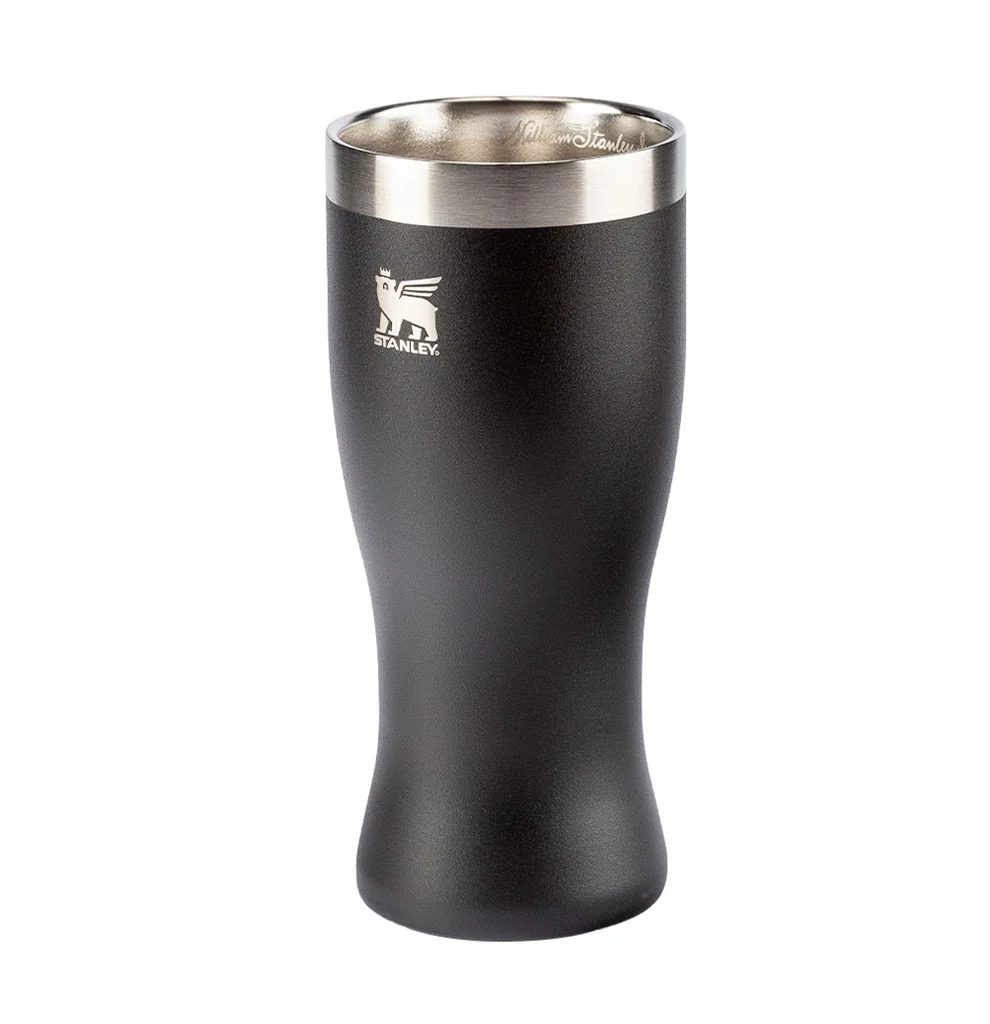 Pilsner Glass Happy Hour Stanley Foundry Black | 444ml - Image 3