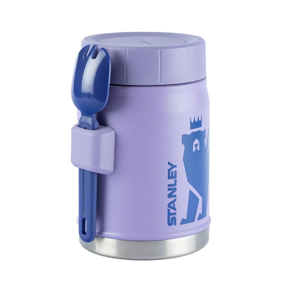 Pote Térmico com Garfolher Youth Lavender | 414ML - Image 3
