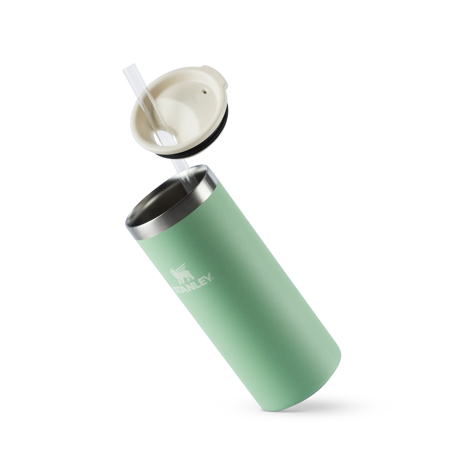 Can Cooler Slim com canudo Pistachio | 296ML - Image 5