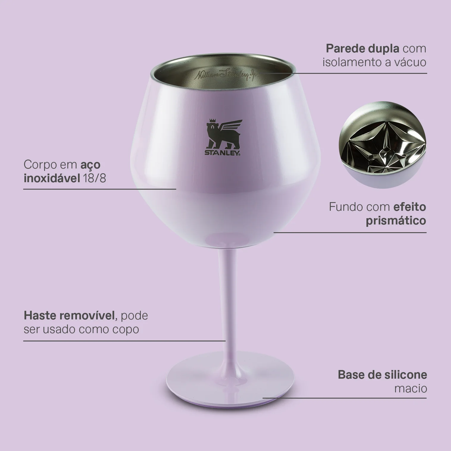 Taça Térmica Cocktail Glass Stanley Cream Gloss | 414ml - Image 7