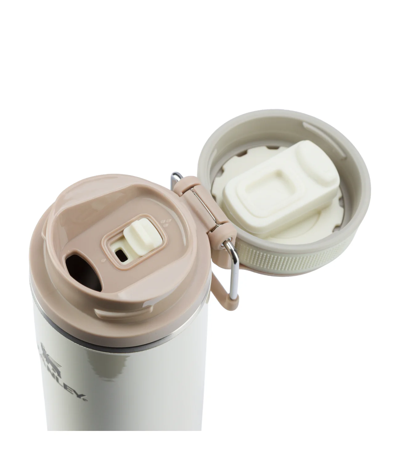 Garrafa Térmica Twist Flip Stanley Cream Gloss | 354ml - Image 4